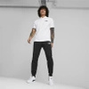 Wyprzedaż - Spodnie dresowe męskie Puma ESS LOGO PANTS TR dopasowany fason do codziennego użytku czarne (586716-01)