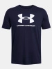 Koszulka sportowa męska Under Armour t-shirt bawełniana granatowa (57870/1382911-408)