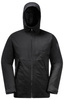 Wyprzedaż - Męska kurtka zimowa Jack Wolfskin TEMPELHOF JKT M black wiatroszczelna (1115491_6000)
