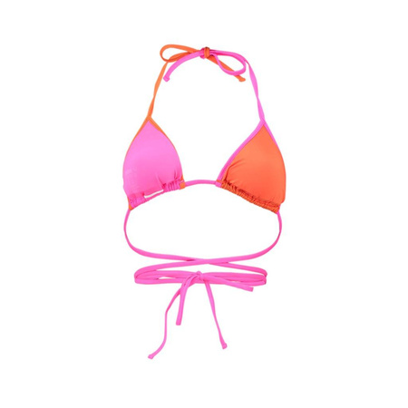 Wyprzedaż - Bikini góra biustonosz Puma Swim Women Wrap Triangle 1P różowy (938065-02)