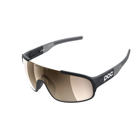 Okulary rowerowe POC Crave Clarity Trail Brown/Silver Mirror Cat 2 przeciwsłoneczne czarne/szare (CR3010_8195)