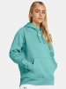 Bluza damska UNDER ARMOUR Rival Fleece z kieszenią kangurka turkusowa (1379500-482)