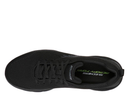 Buty sportowe męskie Skechers Summits Brisbane Black sneakersy czarne (232057-BBK)