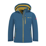 Kurtka softshell dziecięca dla chłopca/dziewczynki Trollkids Kids Balestrand Jacket atlantic blue/ginger (618-197)