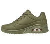 Sneakersy damskie Skechers Uno Stand On Air zielone (73690-OLV)