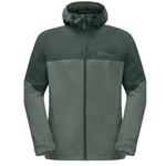 Kurtka męska Jack Wolfskin Weiltal 2l Jkt M Hedge Green przeciwdeszczowa wiatroszczelna zielona (1115891_4311)