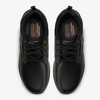 Sneakersy męskie czarne Skechers Delson Antigo buty skórzane czarne (65693-BBK)