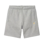 Szorty męskie Carhartt WIP Chase Sweat Short Grey Heather Gold szare (I033669-00MXX)