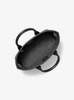 Wyprzedaż - Torebka damska Michael Kors Luisa Small Pebbled BLACK czarna (30R4G99T1L)