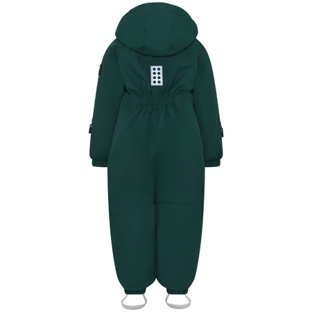 Kombinezon narciarski dziecięcy Lego Wear JULIAN 711 SNOWSUIT z odblaskami ciemnozielony (21348-827)