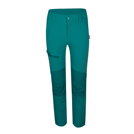 Spodnie typu softshell dziecięce dla chłopca/dziewczynki Trollkids Kids Lysefjord Pants XT teal (394-326)