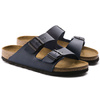 Klapki damskie Birkenstock Arizona BF Birko-Flor Blue narrow wąskie granatowe (51753)