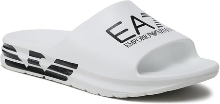 Klapki na lato męskie EA7 Emporio Armani XBP008-XK337-D611 białe WHITE+BLACK