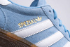 Tenisówki męskie Adidas Handball Spezial niebieskie sportowe trampki skórzane (BD7632)