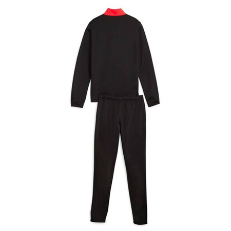 Komplet dresowy dziecięcy Puma Individual Rise Tracksuit Jr sportowy piłkarski czarny/czerwony (657535-53)