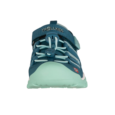 Sandały sportowe dziecięce dla chłopca/dziewczynki Trollkids Kids Kristiansand Sandal XT teal/aqua (665-332)