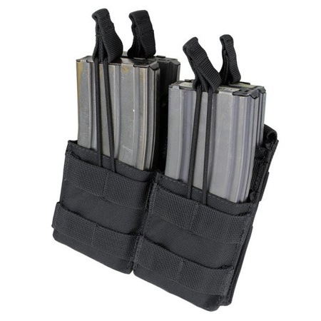 Condor - Double Stacker M4 Mag Pouch - Czarny (MA43-002)