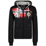 Bluza z kapturem męska Geographical Norway Fespote MEN 317 czarna (WU6375H/GN/Black)