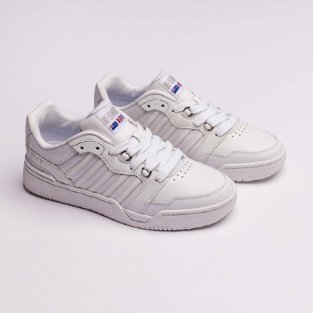 Wyprzedaż - Sneakersy męskie K-Swiss SI-18 Rival buty sportowe skórzane tenisówki białe (08531-101-M)
