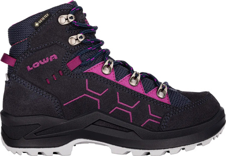 Buty trekkingowe dziecięce Lowa KODY Evo GTX mid junior navy/beere gore-tex wodoodporne (650050 6951)