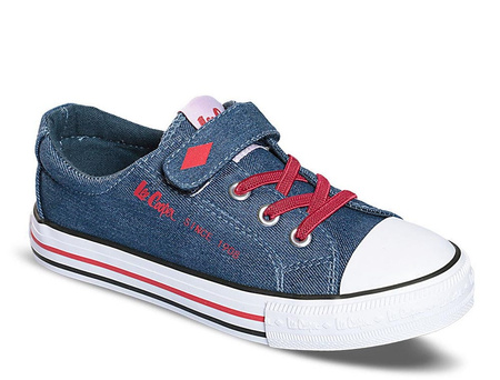 Buty Lee Cooper Trampki dziecięce granatowo-białe (LCW-22-44-0801K)