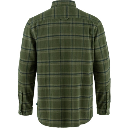 Koszula z długim rękawem męska Fjällräven Övik Heavy Flannel Shirt M Deep Forest-Laurel Green (F82978-662-625)