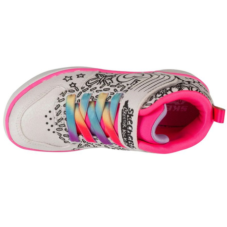 Skechers Sport Court 92 - Color Me Kicks 302213L-WMLT Białe 27 (302213L-WMLT)