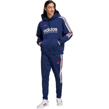 Bluza z kapturem męska adidas House Of Tiro Nations Pack Hoodie sportowa dresowa niebieska (IY4530)