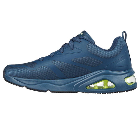 Buty sportowe męskie Skechers Tres-Air Uno Modern Aff-Air sneakersy granatowe (183071-BLU)