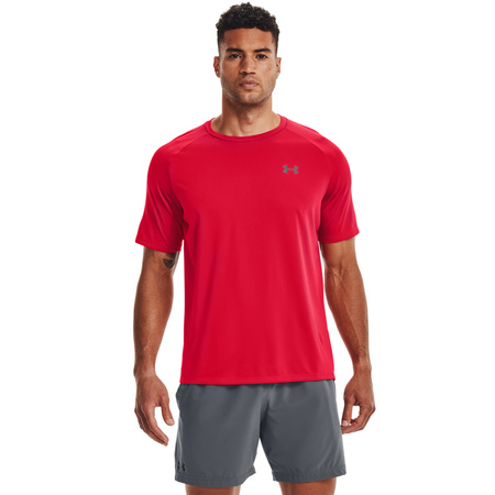 Koszulka sportowa męska Under Armour Tech 2.0 t-shirt treningowa czerwona (1326413-600)