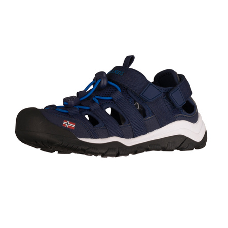 Sandały sportowe dziecięce dla chłopca/dziewczynki Trollkids Kids Kristiansand Sandal XT navy/medium blue (665-117)