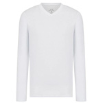 Wyprzedaż - Koszulka z długim rękawem męska Armani Exchange longsleeve biały (8NZM99-ZJA5Z-1100)