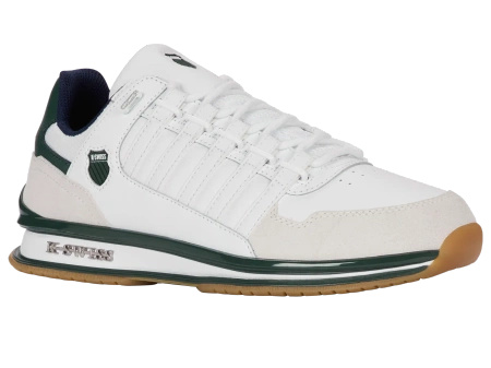 Męskie sneakersy K-Swiss RINZLER GT WHITE/GREEN/PEACOAT/GUM-M (08907-186-M)