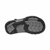 Sandały trekkingowe dziecięce na lato Keen Newport H2 Black/Keen Yellow czarne (KE-1022838)