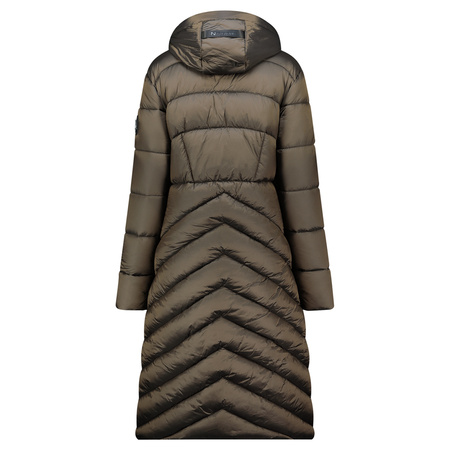 Kurtka damska Geographical Norway BLANCHE LONG KAKI DB LADY 0116 KAKI (WZ5491F/GN-KAKI)