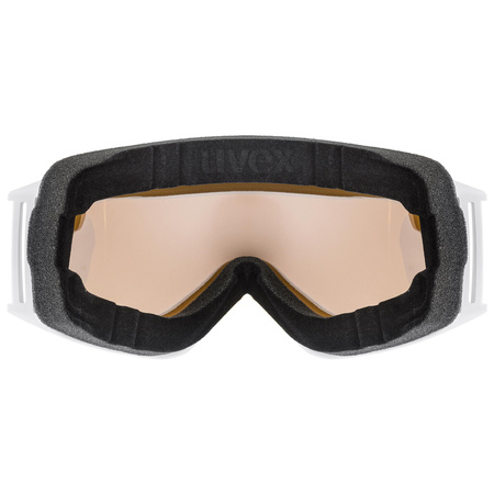 Gogle narciarskie unisex UVEX G.GL 3000 TO z podwójnymi szybami 100% chrony UVA, UVB, UVC białe (55/1/331/1130)