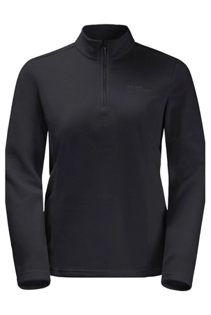 Wyprzedaż - Bluza polarowa damska Jack Wolfskin Taunus HZ W czarna (1709532_6000)