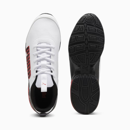 Wyprzedaż - Buty męskie Puma Equate SL 2 sneakersy treningowe skóra ekologiczna białe (310039-02)