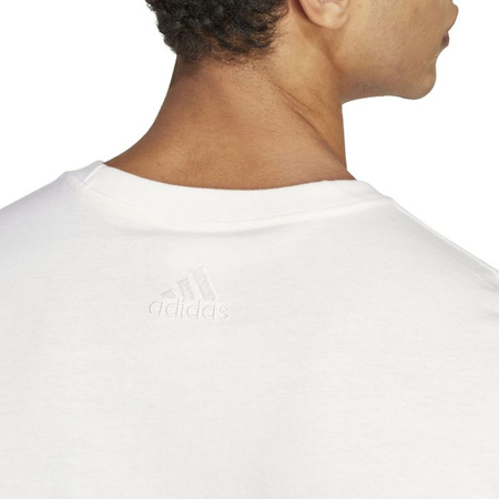 Koszulka adidas Essentials Single Jersey Linear Embroidered Logo Tee M (IS1345)