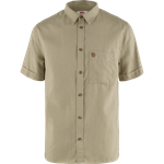 Koszula z krótkim rękawem męska Fjällräven Övik Travel Shirt SS M Sand Stone (F87039-195)