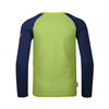 Bluzka ongsleeve bawełniana dziecięca dla chłopca/dziewczynki Trollkids Kids Preikestolen Longsleeve kiwi/mystic blue (493-345)