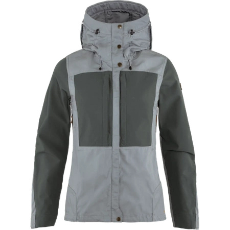 Kurtka softshell damska Fjällräven Keb Jacket W Flint Grey-Basalt (F89892-055-050)