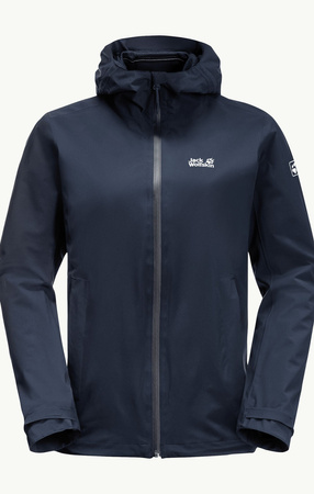 Wyprzedaż - Kurtka przeciwdeszczowa damska Jack Wolfskin Pack & Go Shell W (1111514_1010)