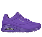 Sneakersy damskie Skechers Uno Nights Shades buty sportowe fioletowe (73667-PUR)