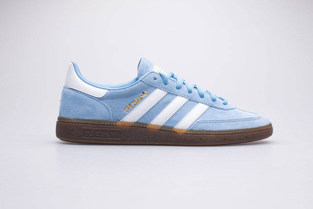 Tenisówki męskie Adidas Handball Spezial niebieskie sportowe trampki skórzane (BD7632)