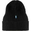 Czapka beanie Fjällräven Fjällräven Rib Hat Black (F13100184-550)