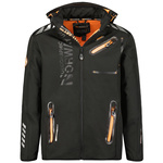 Kurtka sportowa męska Geographgical Norway Royaute DB MEN 068 czarna (WY1999H/GN/Black / Orange)