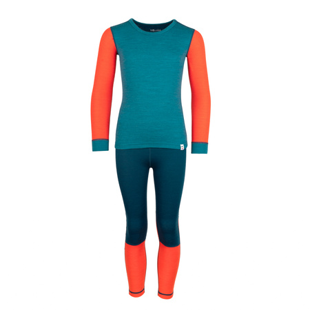 Warstwa podstawowa Trollkids Kids Merino Baselayer Set II dla chłopca/dziewczynki (644-104)