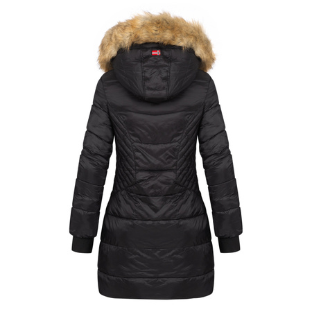 PARKA damska Geographical Norway ABEILLE BLACK DISTRI LADY 2601-9 DBC BLACK (WY4579F/GN-NOIR)