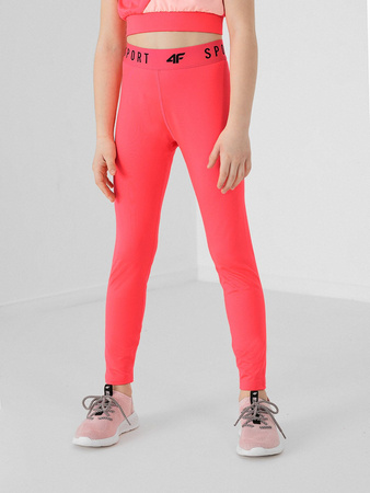 Legginsy dziecięce 4F pink (HJL22-JSPDF002-63N)